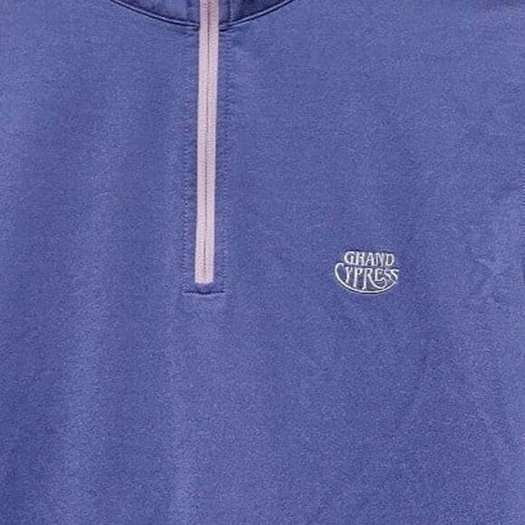 Men's Peter Millar Crown Sports Lavender 1/4 Zip Tank Stretch Men's Size Large - Picture 3 of 6